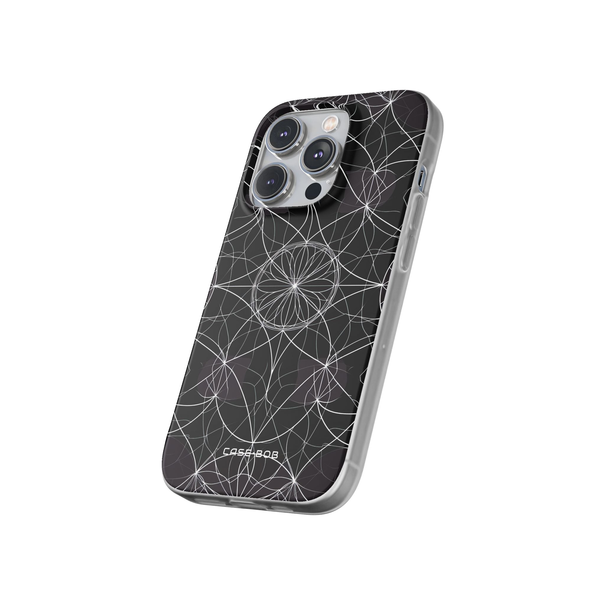 Strahlender Blütenblatt-Orbit iPhone 14 Pro Case - Soft