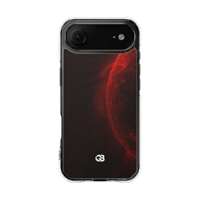 Red Impact MagSafe Phone Case for iPhone - Solar Crimson Flare