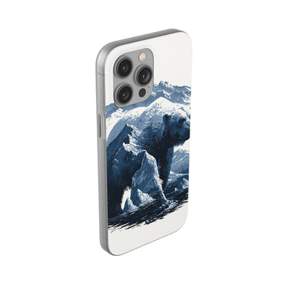 Fjord Summit Bear · Lite Phone Case for iPhone ·  Blue
