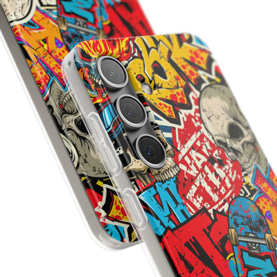 Skate Skull Riot · Lite Phone Case for Samsung · Red