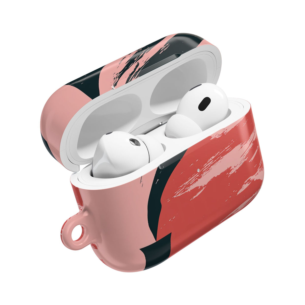 Crimson Horizon · Hard Case for AirPods & AirPods Pro · Red