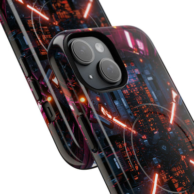Cybernetic Reactor Core · Tough 2.0 Magnetic Phone Case for iPhone · Black