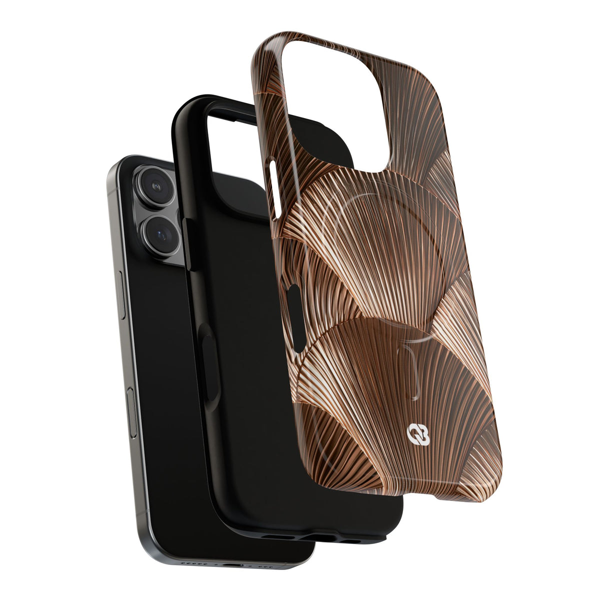Rose Gilded Fan · Tough 2.0 Magnetic Phone Case for iPhone · Gold