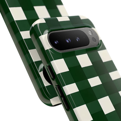 Hunter Green Plaid · Tough Phone Case for Google Pixel