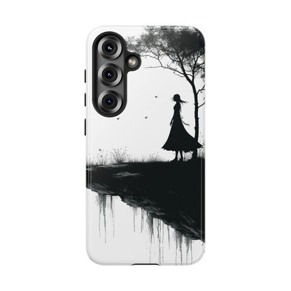 Cliffside Silhouette Samsung S25 Case - Tough