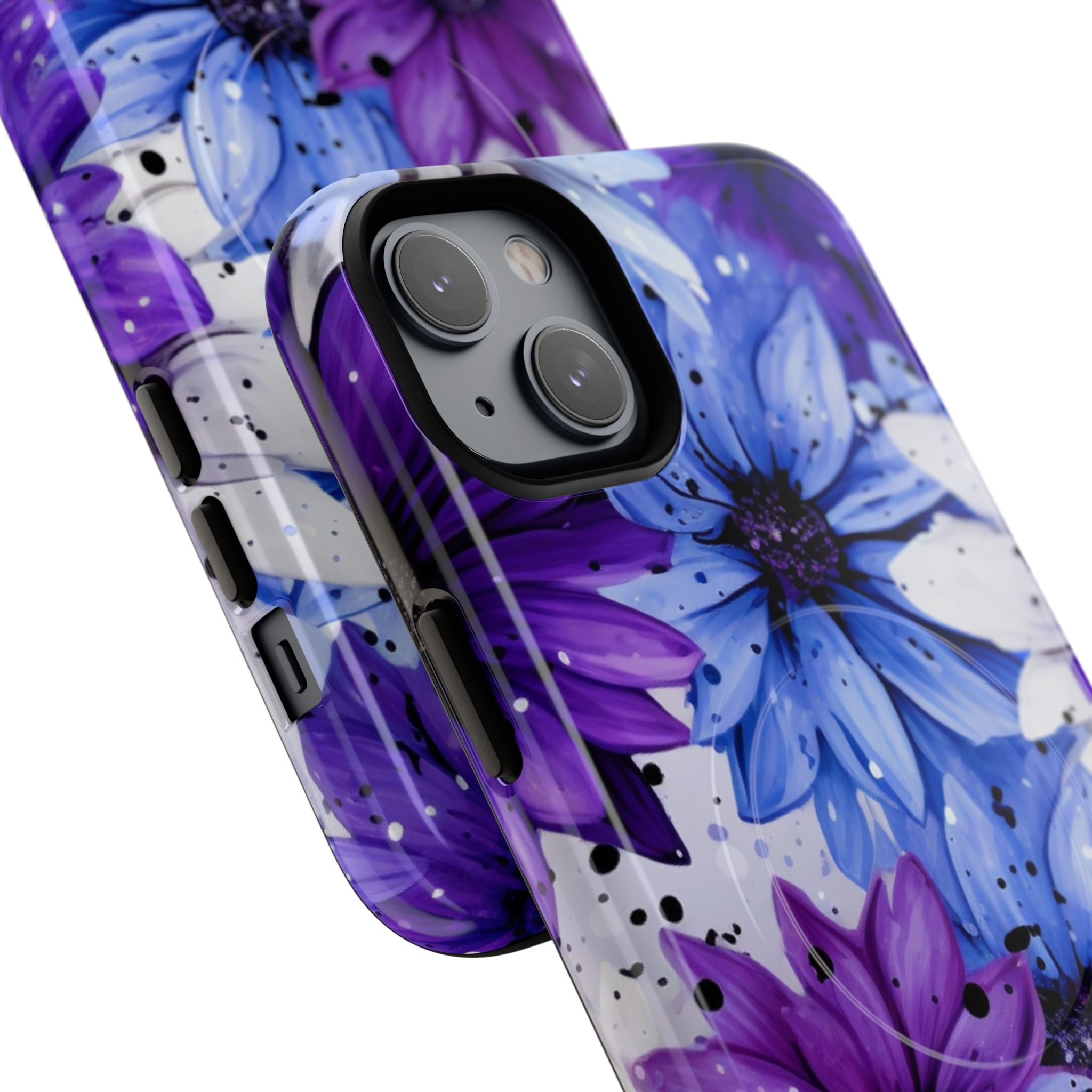 Ink Splatter Blooms · Tough+ Custodia per iPhone · Magsafe