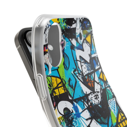 White Ripple Drift iPhone 16 Plus Case - Soft