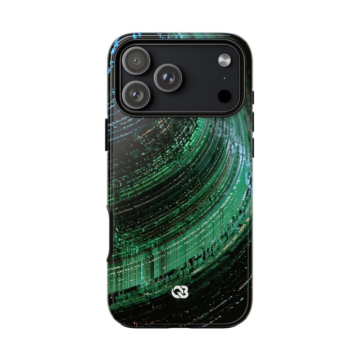 Orbital Data Stream · Tough Phone Case for iPhone · Green