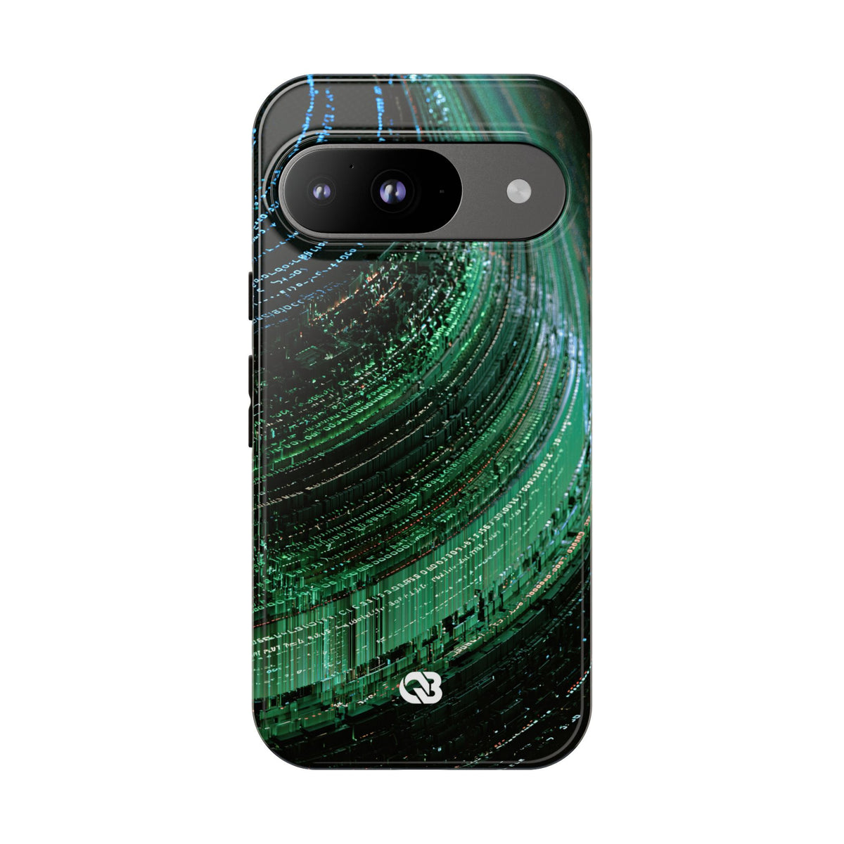 Orbital Data Stream · Tough Phone Case for Pixel ·  Green