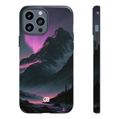 Arctic Aurora Summit · Tough Phone Case for iPhone · Black