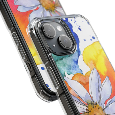 Vivid Bloom Splatter · Impact Phone Case for iPhone · Magsafe