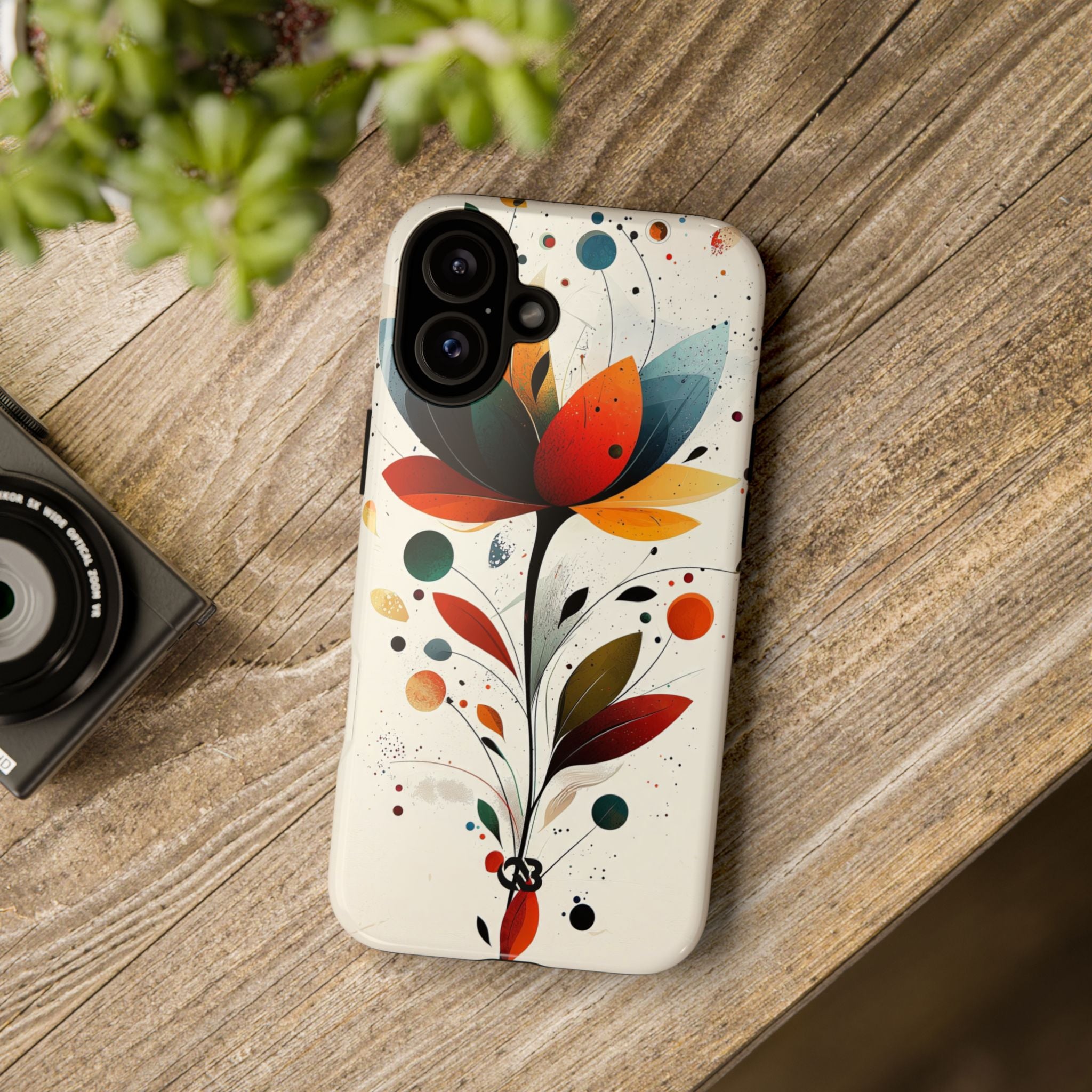 Burnt Petal Abstract · Tough