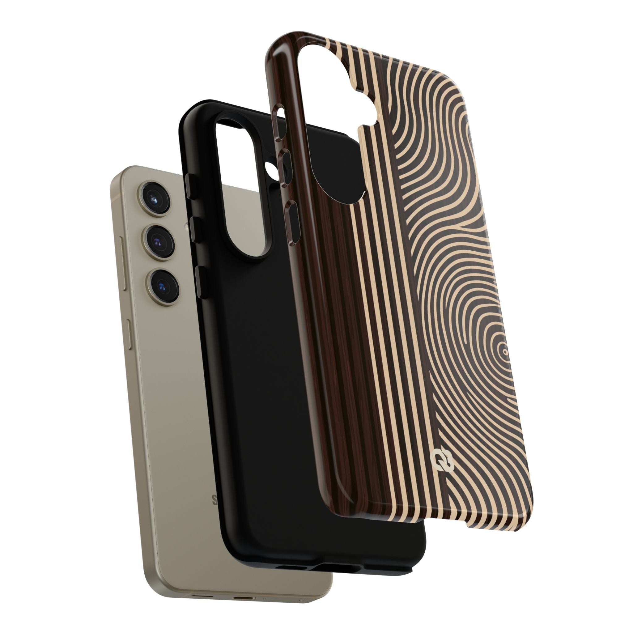 Brown Tough Phone Case for Samsung - Espresso Sand Ridge