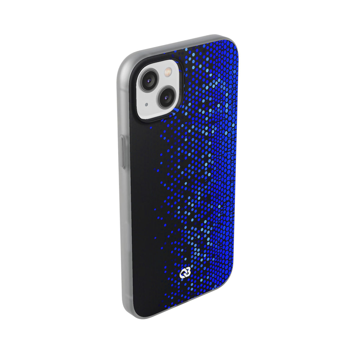 Cobalt Hex Dispersion · Lite Phone Case for iPhone ·  Blue