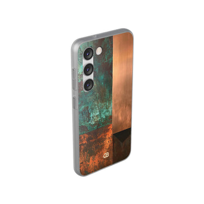 Teal Lite Phone Case for Samsung - Verdigris Copper Slab