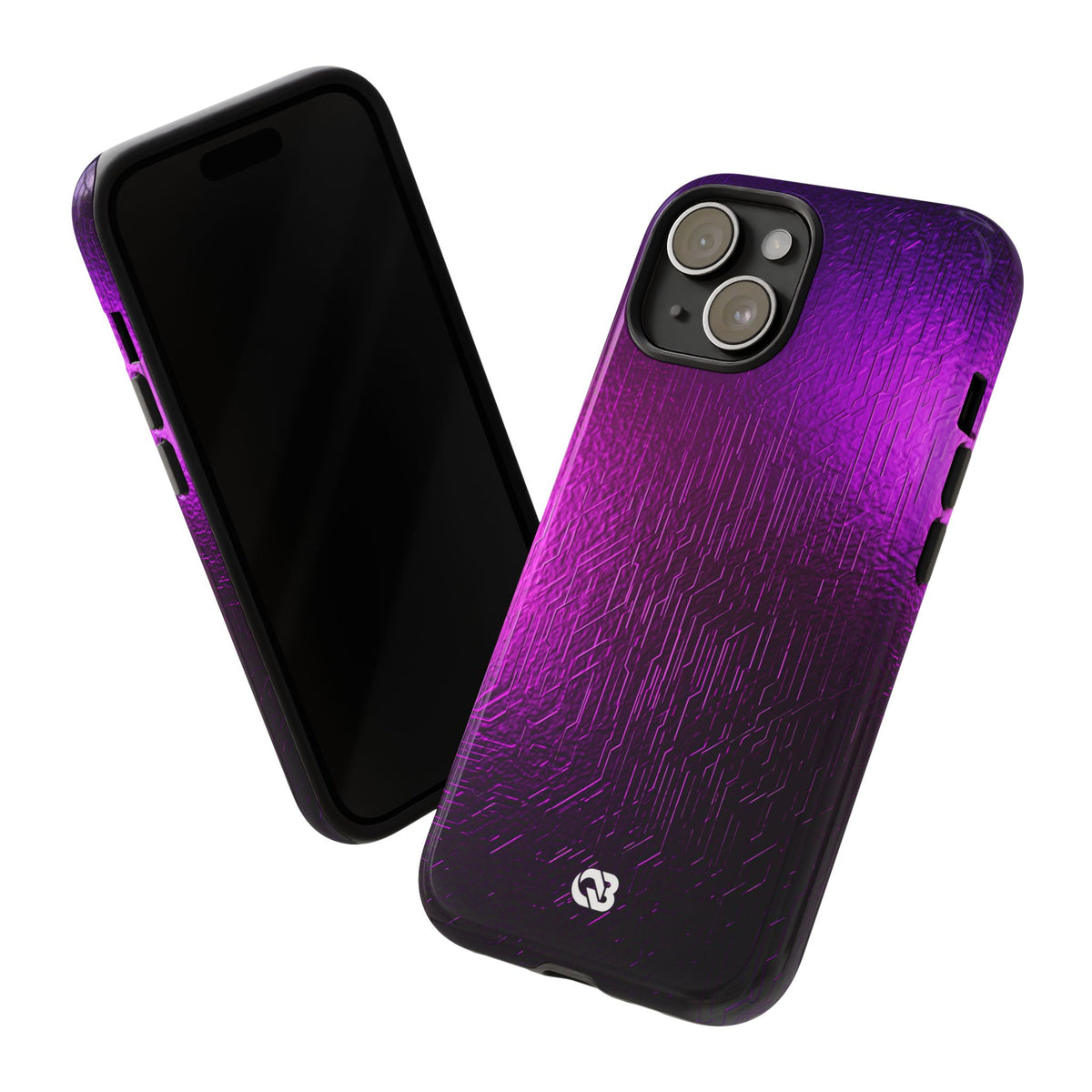 Violet Cyber Circuit · Tough Phone Case for iPhone · Purple