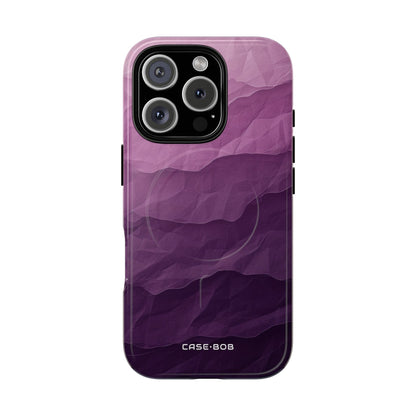 Lila Wellenlagen iPhone 16 Pro Case - Tough+
