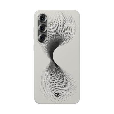 White Lite Phone Case for Samsung - Linear Torsion Grid