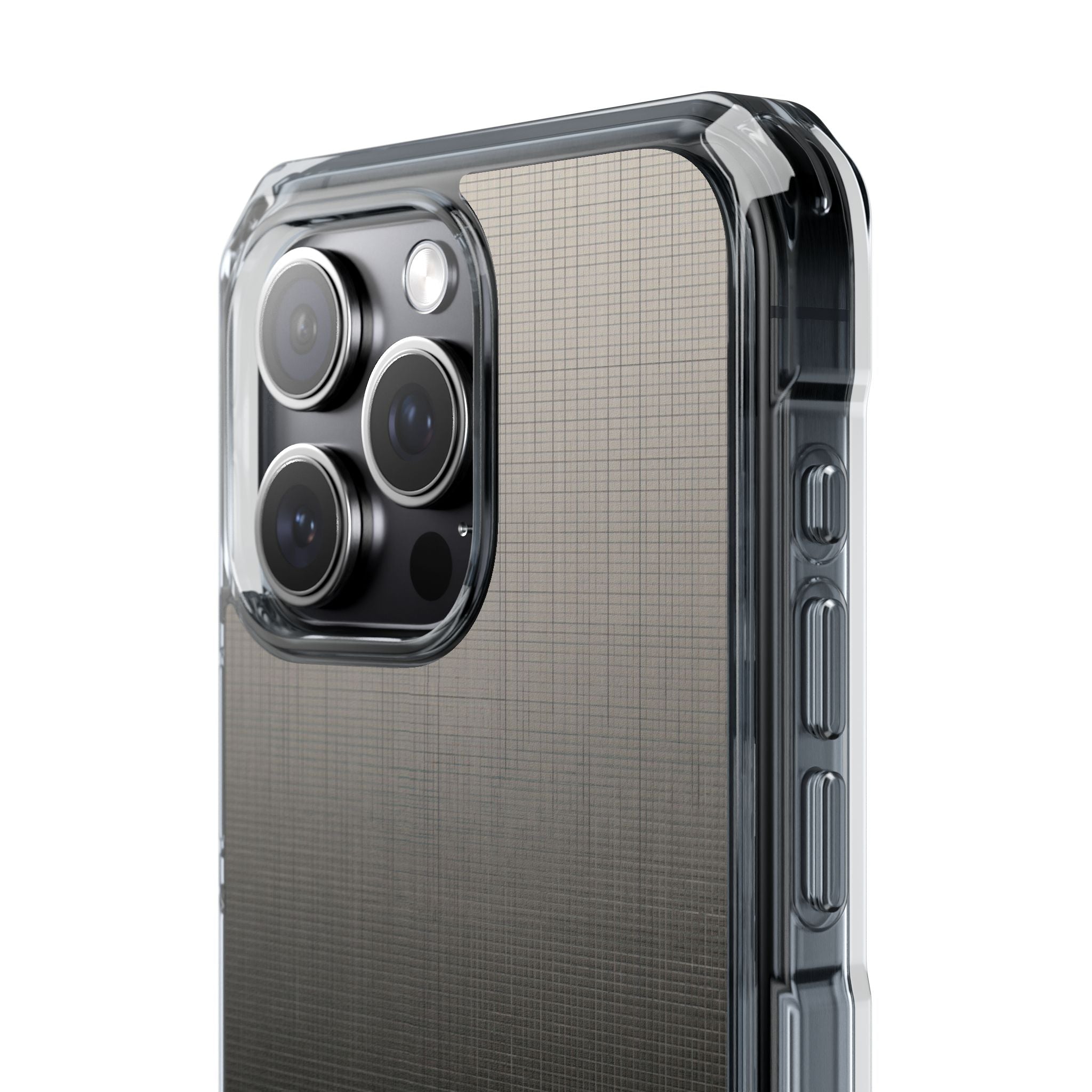 Grey Impact MagSafe Phone Case for iPhone - Faded Sand Mesh
