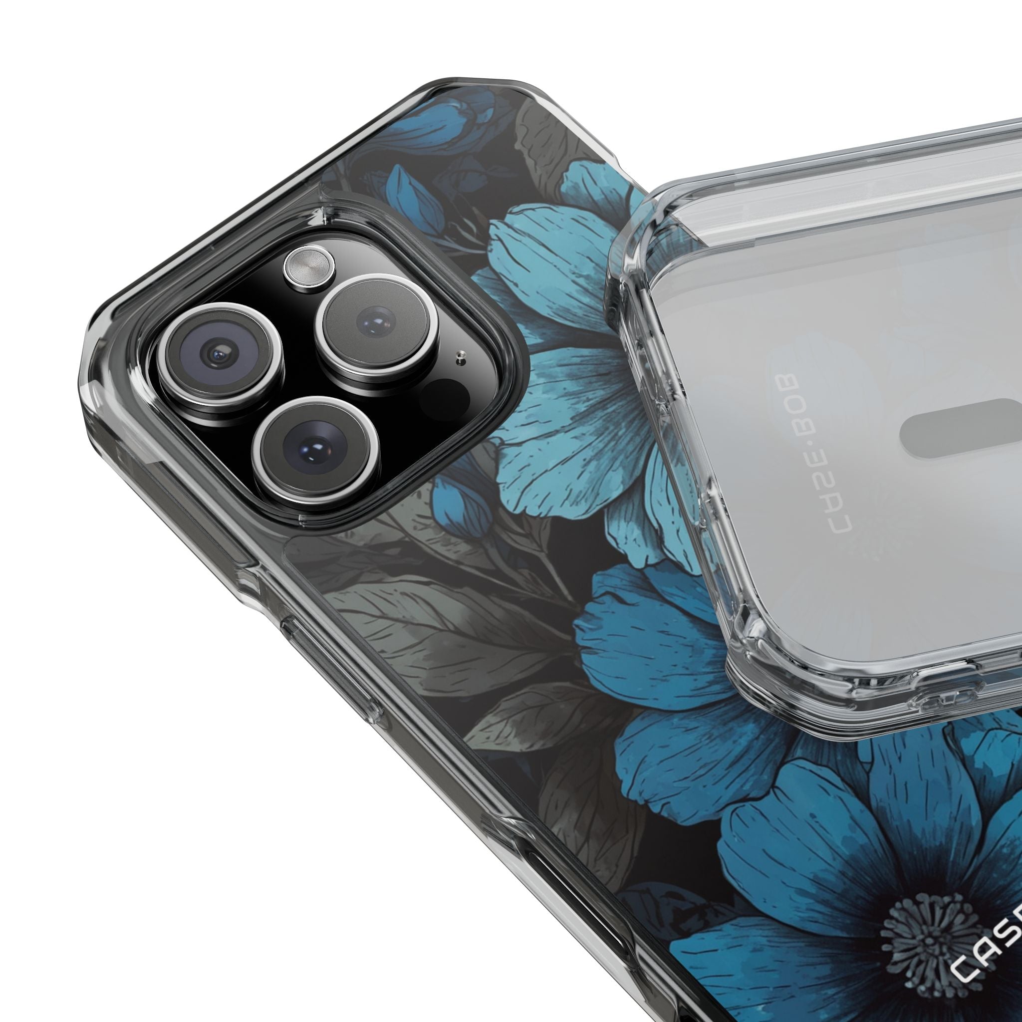 Blue Petal Radiance iPhone 16 Pro Case - Impact