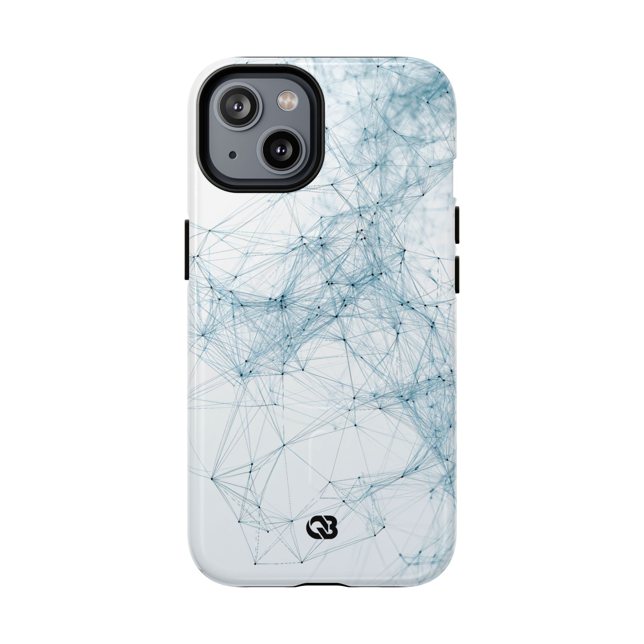 Blue Tough 2.0 Magsafe Phone Case for iPhone - Glacial Neural Web