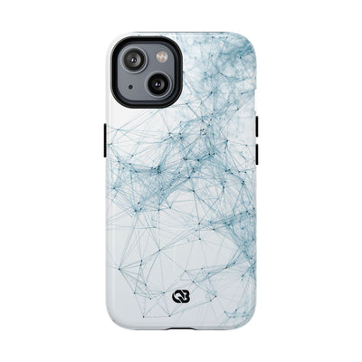 Blue Tough 2.0 Magsafe Phone Case for iPhone - Glacial Neural Web