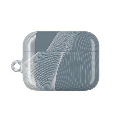 Slate Contour Drift · Hard Case for AirPods & AirPods Pro · Grey