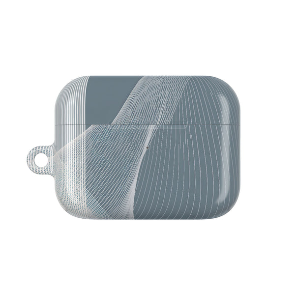 Slate Contour Drift · Hard Case for AirPods & AirPods Pro · Grey