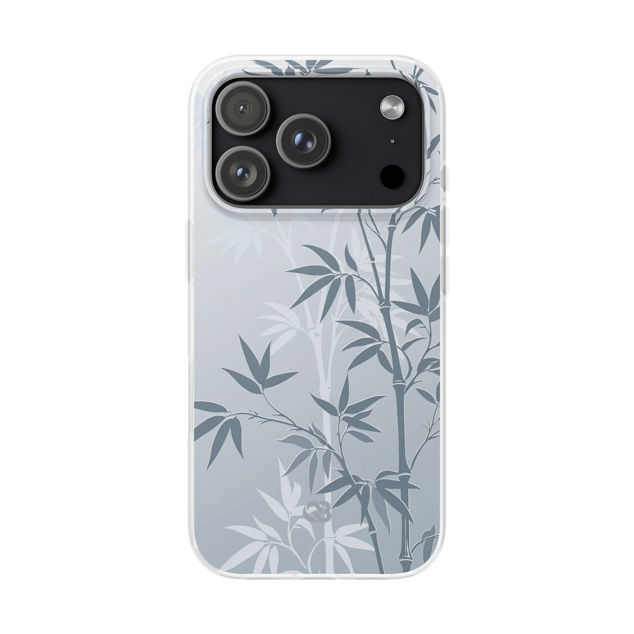 Blue Lite Phone Case for iPhone - Slate Bamboo Shadow