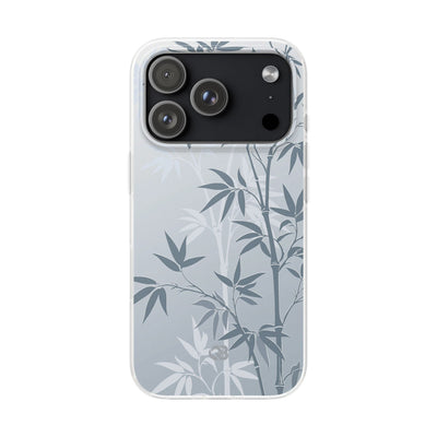Blue Lite Phone Case for iPhone - Slate Bamboo Shadow