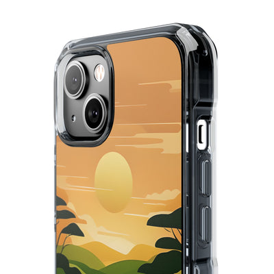Verdant Horizon Sun · Impact Phone Case for iPhone · Magsafe