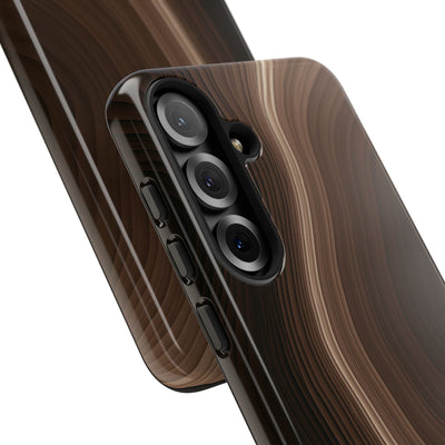 Brown Tough Phone Case for Samsung - Bronzed Canyon Relief