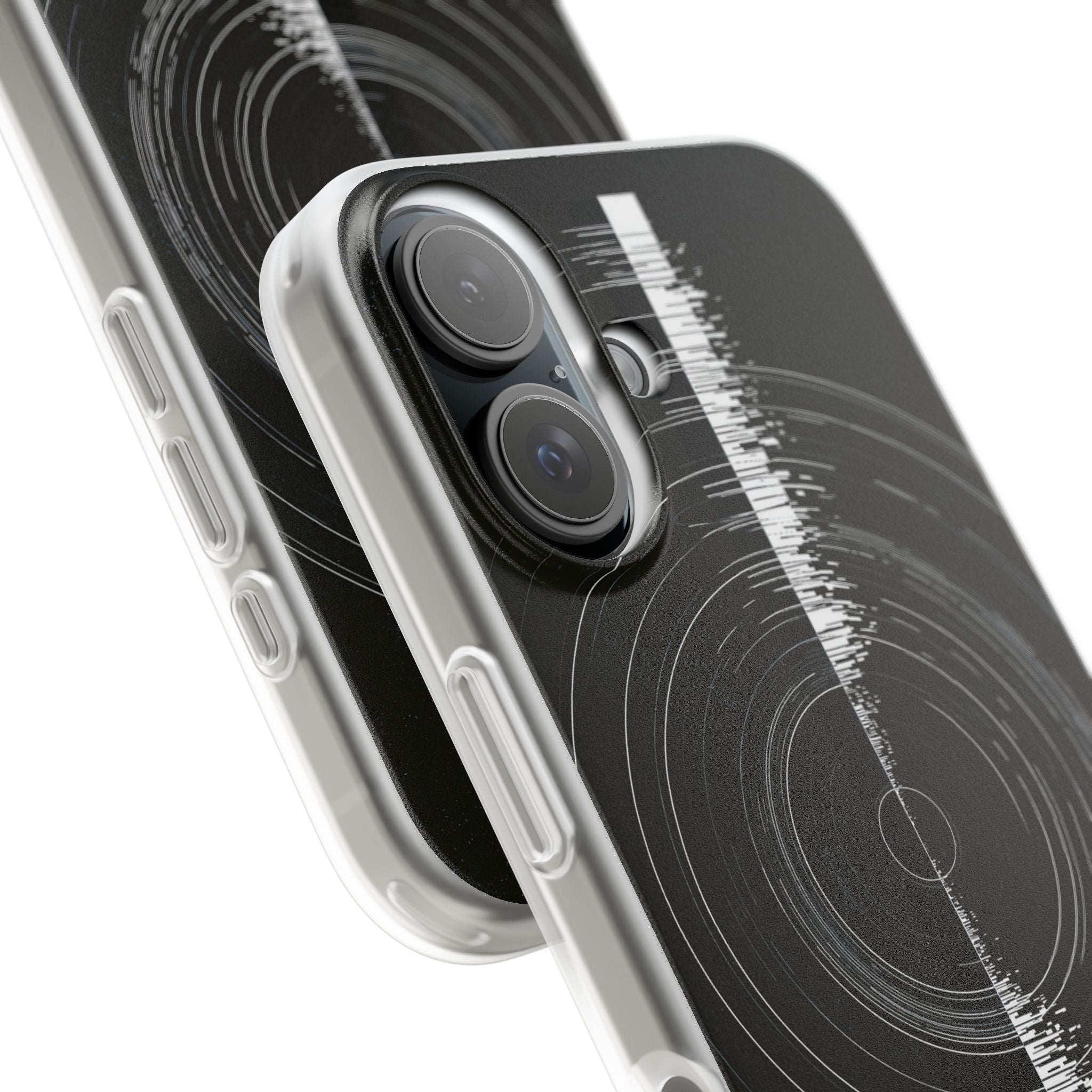 Black Lite Phone Case for iPhone - Obsidian Orbital Signal