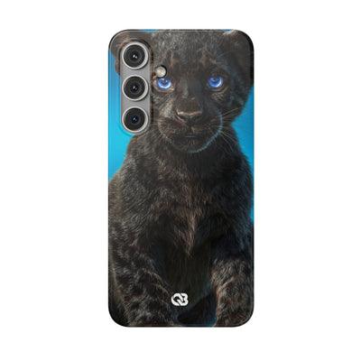 Sapphire Gaze Panther · Soft Phone Case for Samsung