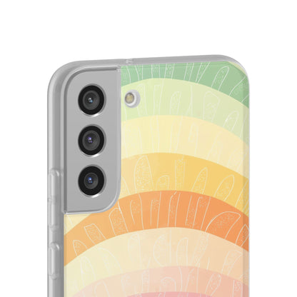Pastell Regenbogen Bänder Samsung S22 Plus Case - Soft