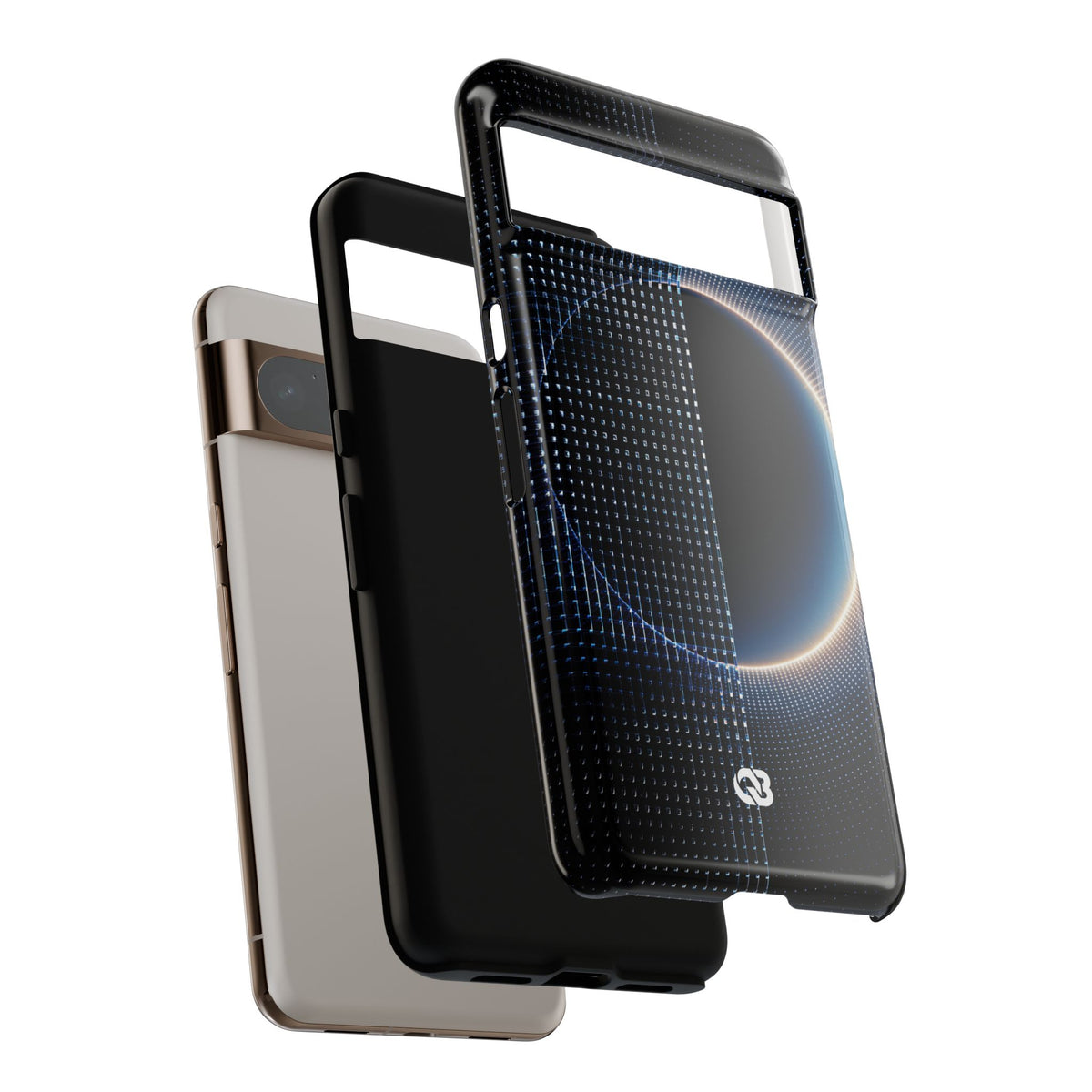 Luminous Meridian · Tough Phone Case for Pixel ·  Black