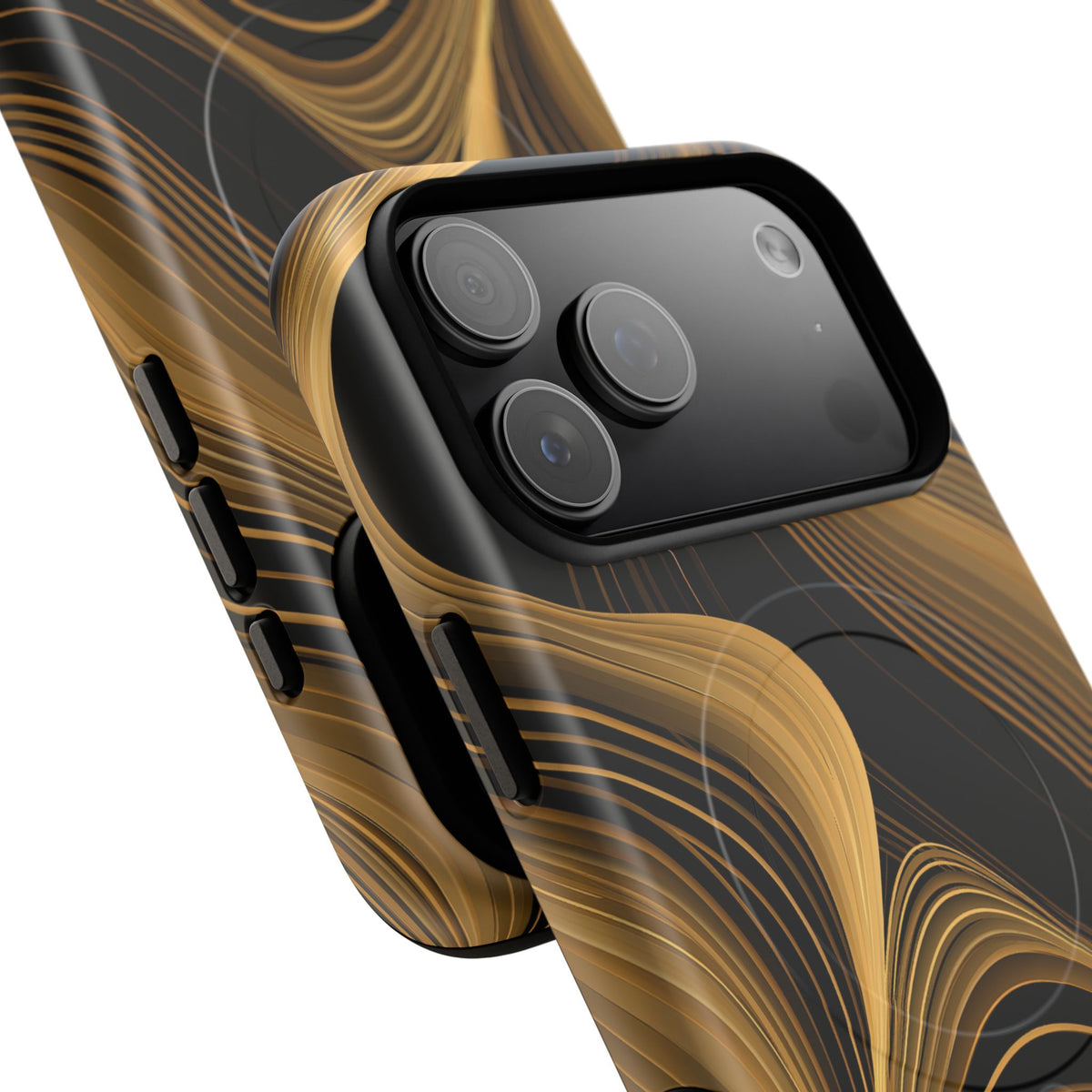Gold Tough 2.0 Magnetic Phone Case for iPhone - Molten Copper Strands