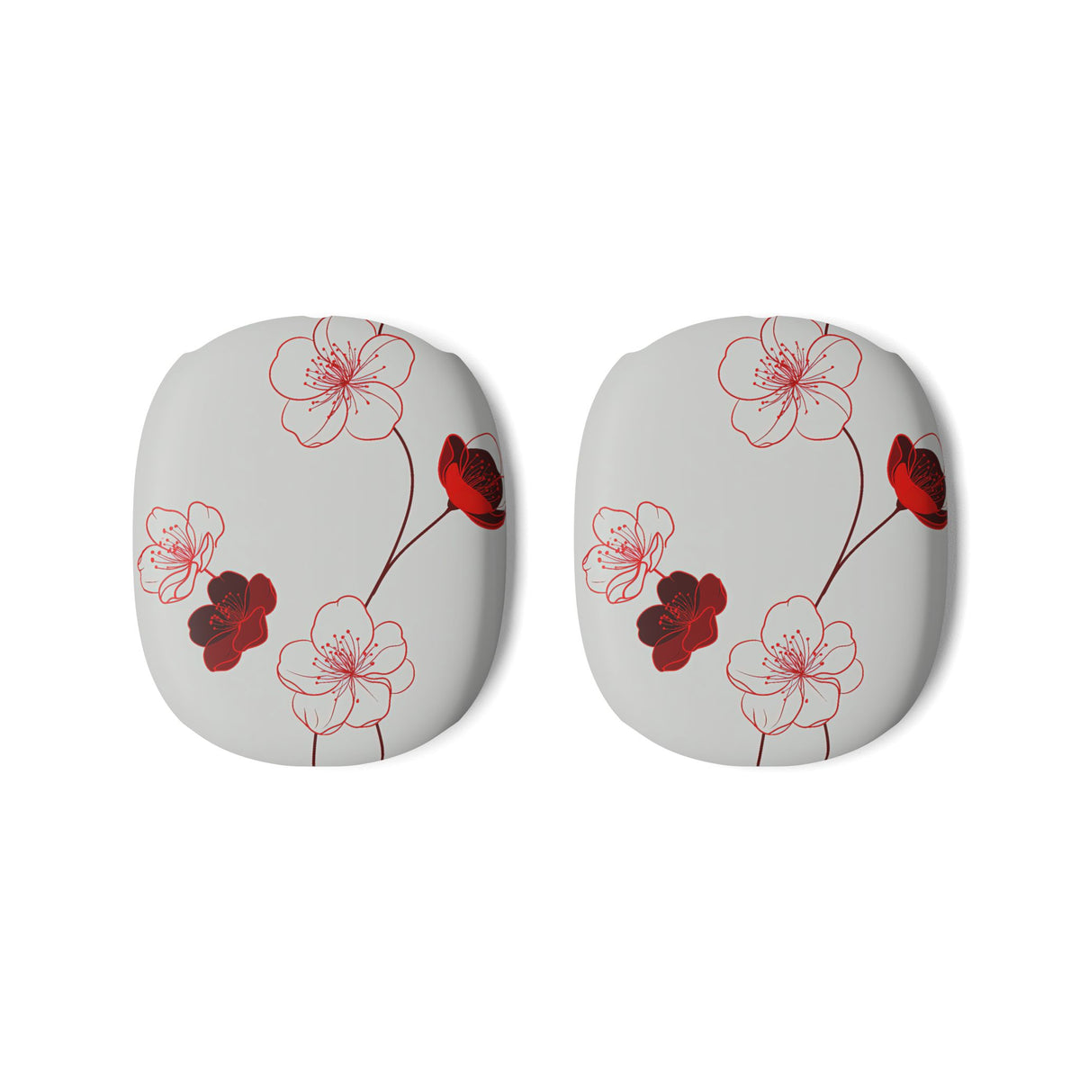 Crimson Sakura Blossom · Hard Case for AirPods Max · Red