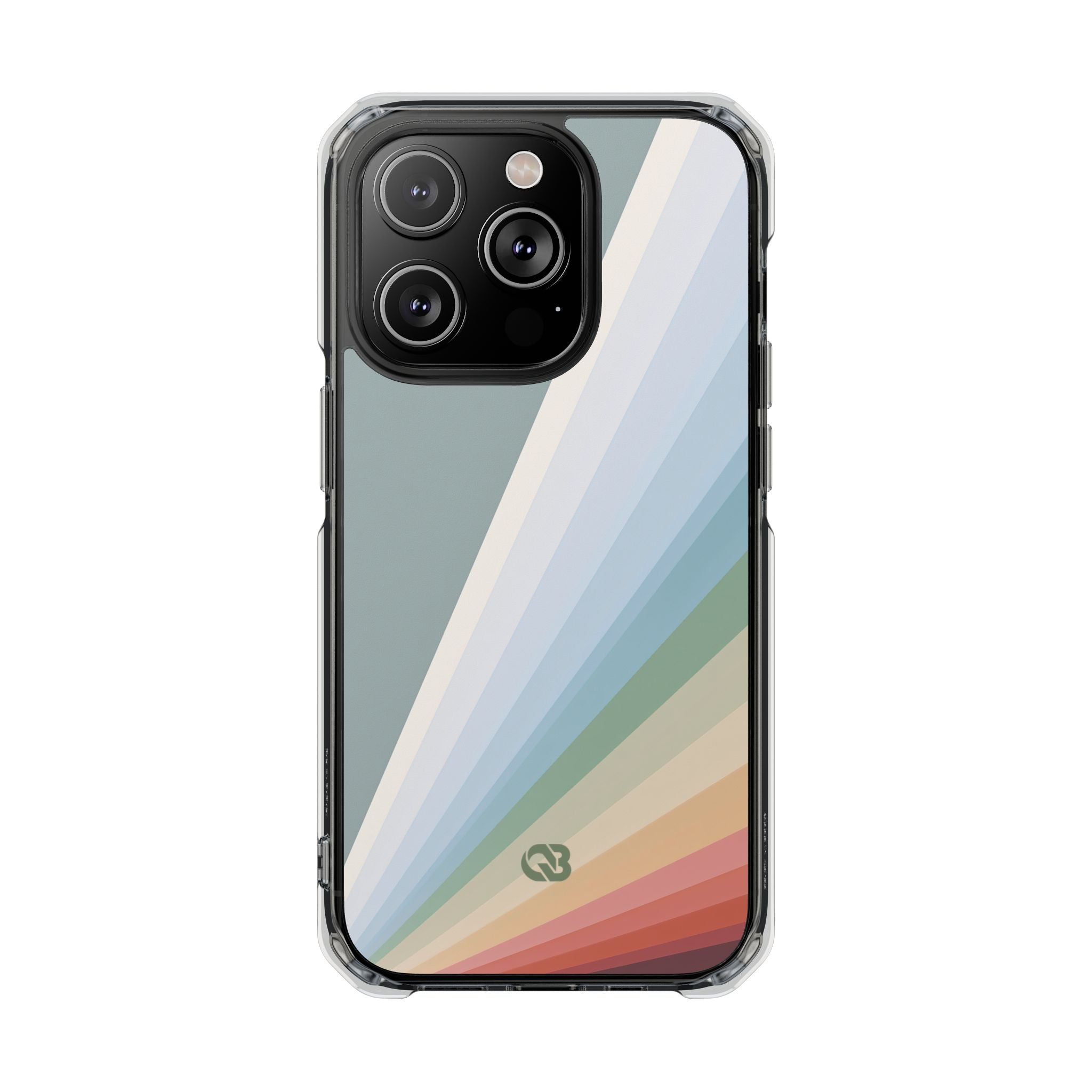 Green Impact MagSafe Phone Case for iPhone - Sage Prism Beam