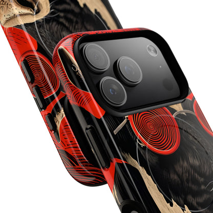 Hypnotic Cow iPhone 17 Pro Case - Tough+ - CASE•BOB