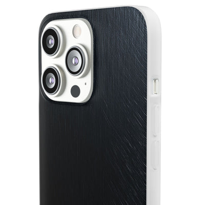 Brushed Obsidian Steel · Lite Phone Case for iPhone ·  Black
