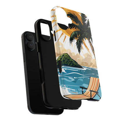 Sunny Palm Breeze iPhone 16 Plus Case - Tough+