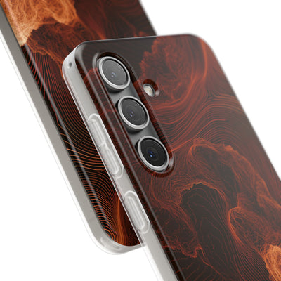 Amber Filament · Lite Phone Case for Samsung · Orange