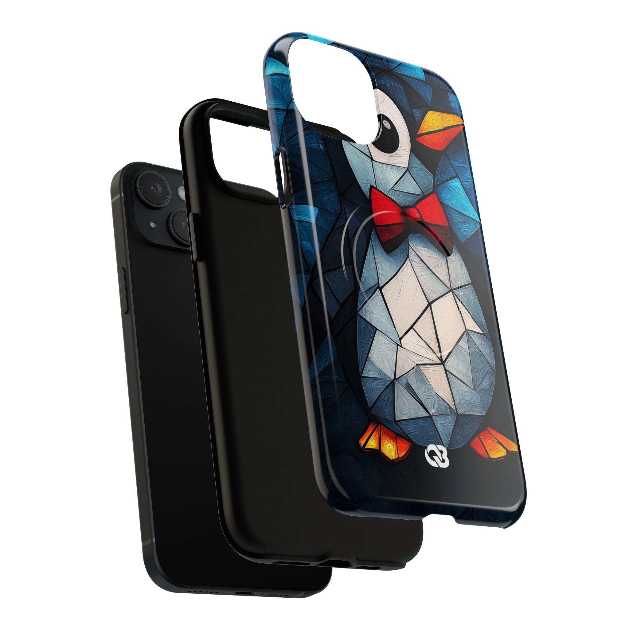 Mosaic Bowtie Penguin · Tough+ Phone Case for iPhone · Magsafe