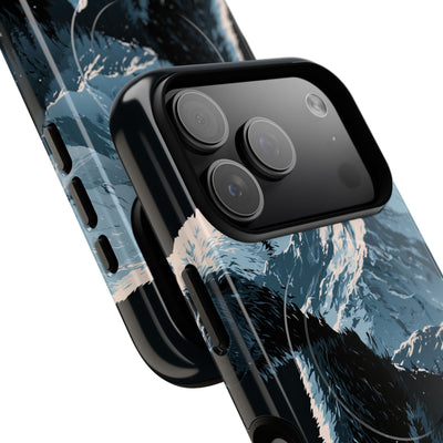 Nordic Arctic Bear · Tough 2.0 Magnetic Phone Case for iPhone · Black