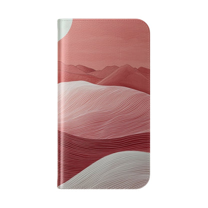 White Orb Dunes - iPhone 16 Pro Case - Wallet