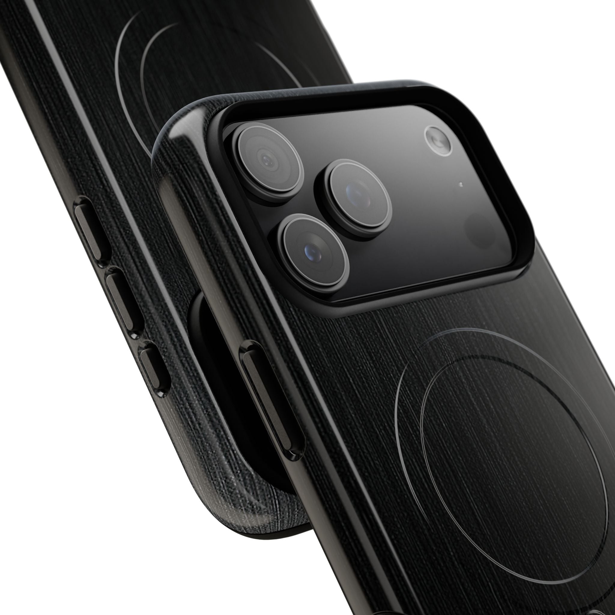Black Tough 2.0 Magsafe Phone Case for iPhone - Brushed Obsidian Slate
