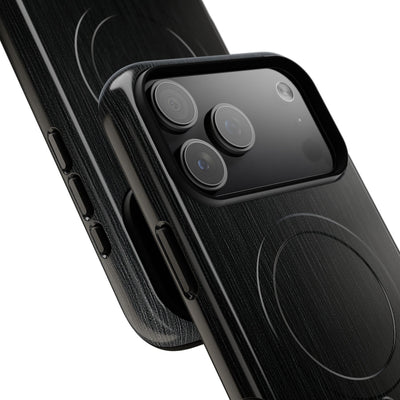 Black Tough 2.0 Magsafe Phone Case for iPhone - Brushed Obsidian Slate