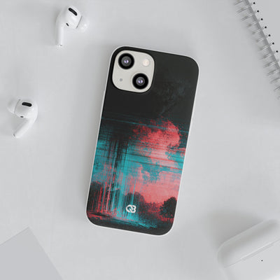 Digital Signal Drift · Lite Phone Case for iPhone ·  Black
