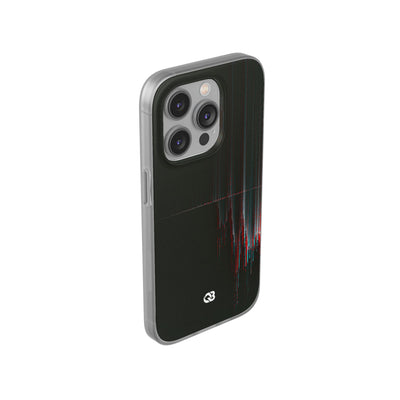 Black Lite Phone Case for iPhone - Corrupted Data Stream